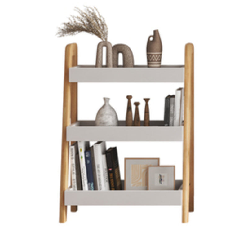 Contemporary Wood Bookshelf Standard Shelves Included Bookcase 20"L x 14"W x 33"H White Clearhalo 'Bookcases' 'furn' 'furn_bookcases' 'Furniture' 'Office Furniture' 6537112