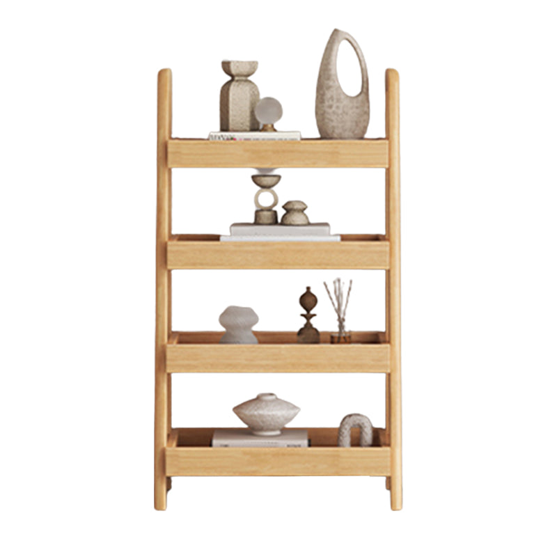 Contemporary Wood Bookshelf Standard Shelves Included Bookcase 20"L x 14"W x 43"H Natural Clearhalo 'Bookcases' 'furn' 'furn_bookcases' 'Furniture' 'Office Furniture' 6537114