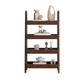 Contemporary Wood Bookshelf Standard Shelves Included Bookcase 20"L x 14"W x 43"H Nut-Brown Clearhalo 'Bookcases' 'furn' 'furn_bookcases' 'Furniture' 'Office Furniture' 6537116