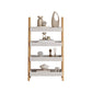 Contemporary Wood Bookshelf Standard Shelves Included Bookcase 20"L x 14"W x 43"H White Clearhalo 'Bookcases' 'furn' 'furn_bookcases' 'Furniture' 'Office Furniture' 6537118
