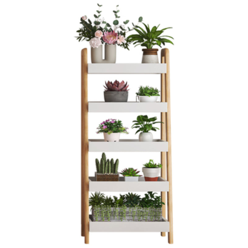 Contemporary Wood Bookshelf Standard Shelves Included Bookcase 20"L x 14"W x 54"H White Clearhalo 'Bookcases' 'furn' 'furn_bookcases' 'Furniture' 'Office Furniture' 6537124