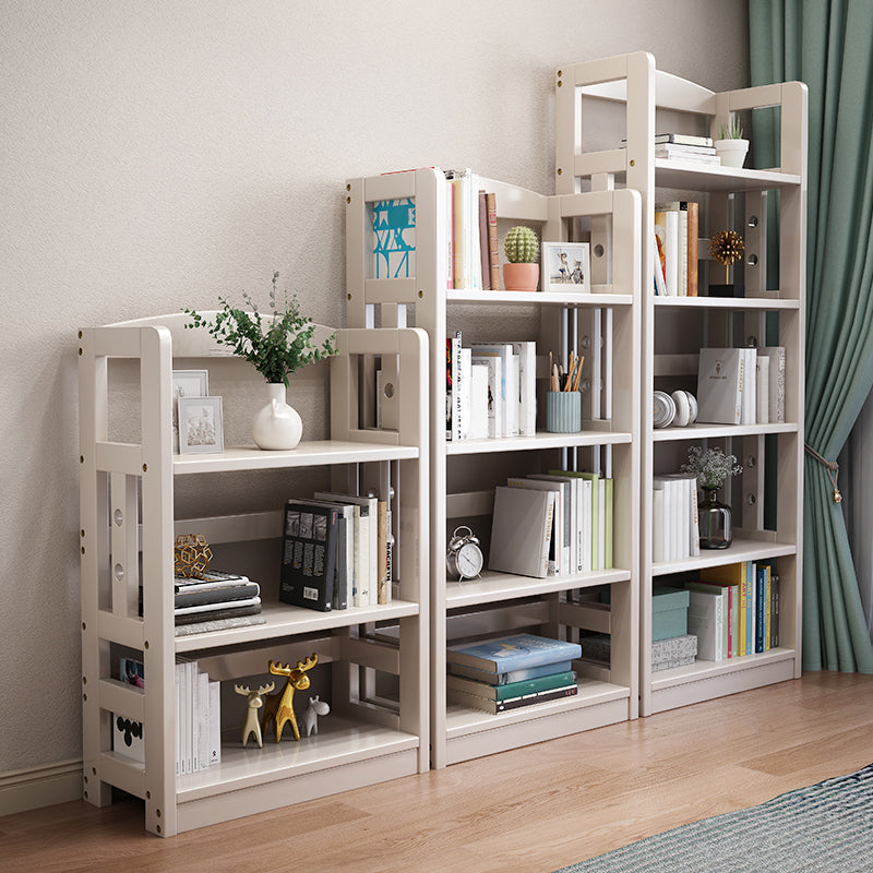 Contemporary Standard Bookshelf Wooden Open Back Bookcase with Shelves Clearhalo 'Bookcases' 'furn' 'furn_bookcases' 'Furniture' 'Office Furniture' 6537140