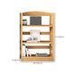 Contemporary Standard Bookshelf Wooden Open Back Bookcase with Shelves Clearhalo 'Bookcases' 'furn' 'furn_bookcases' 'Furniture' 'Office Furniture' 6537155
