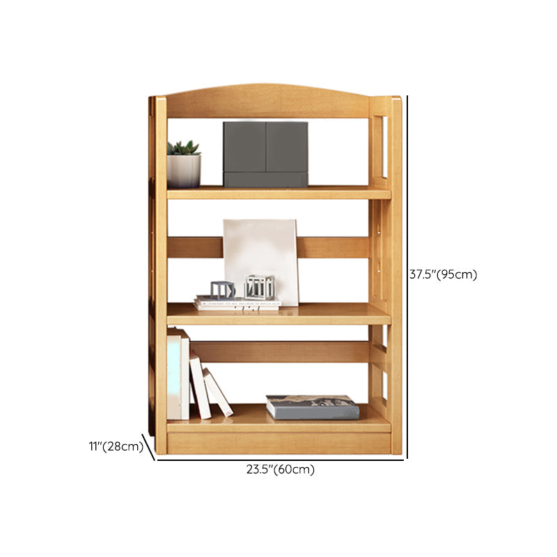 Contemporary Standard Bookshelf Wooden Open Back Bookcase with Shelves Clearhalo 'Bookcases' 'furn' 'furn_bookcases' 'Furniture' 'Office Furniture' 6537155