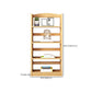 Contemporary Standard Bookshelf Wooden Open Back Bookcase with Shelves Clearhalo 'Bookcases' 'furn' 'furn_bookcases' 'Furniture' 'Office Furniture' 6537156
