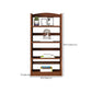 Contemporary Standard Bookshelf Wooden Open Back Bookcase with Shelves Clearhalo 'Bookcases' 'furn' 'furn_bookcases' 'Furniture' 'Office Furniture' 6537159