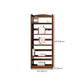 Contemporary Standard Bookshelf Wooden Open Back Bookcase with Shelves Clearhalo 'Bookcases' 'furn' 'furn_bookcases' 'Furniture' 'Office Furniture' 6537160