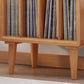 Modern Wooden Bookcase Closed Back Standard Bookshelf with Shelves