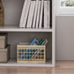 Closed Back Standard Bookcase Modern Engineered Wood Bookshelf