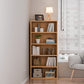 Closed Back Standard Bookcase Modern Engineered Wood Bookshelf