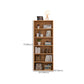 Closed Back Standard Bookcase Modern Engineered Wood Bookshelf