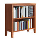 Contemporary Standard Bookcase Closed Back Wooden Bookshelf with Shelves 28.3"L x 12.6"W x 33.9"H Medium Wood Drawer Not Included Clearhalo 'Bookcases' 'furn' 'furn_bookcases' 'Furniture' 'Office Furniture' 6537346