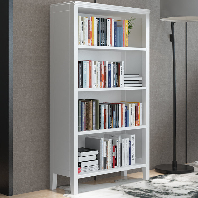 Contemporary Standard Bookcase Closed Back Wooden Bookshelf with Shelves Clearhalo 'Bookcases' 'furn' 'furn_bookcases' 'Furniture' 'Office Furniture' 6537352