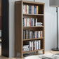 Contemporary Standard Bookcase Closed Back Wooden Bookshelf with Shelves Clearhalo 'Bookcases' 'furn' 'furn_bookcases' 'Furniture' 'Office Furniture' 6537353