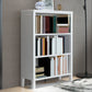 Contemporary Standard Bookcase Closed Back Wooden Bookshelf with Shelves Clearhalo 'Bookcases' 'furn' 'furn_bookcases' 'Furniture' 'Office Furniture' 6537358