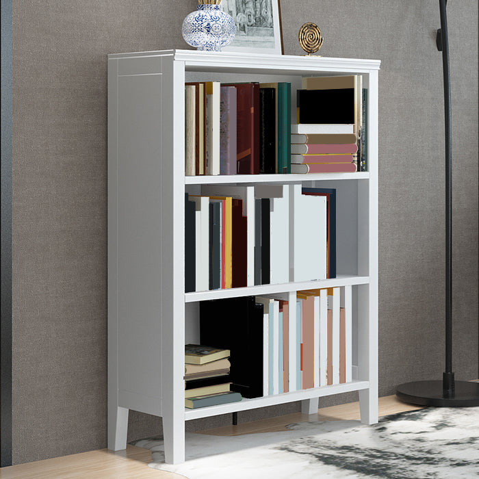 Contemporary Standard Bookcase Closed Back Wooden Bookshelf with Shelves Clearhalo 'Bookcases' 'furn' 'furn_bookcases' 'Furniture' 'Office Furniture' 6537358