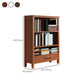 Contemporary Standard Bookcase Closed Back Wooden Bookshelf with Shelves Clearhalo 'Bookcases' 'furn' 'furn_bookcases' 'Furniture' 'Office Furniture' 6537368