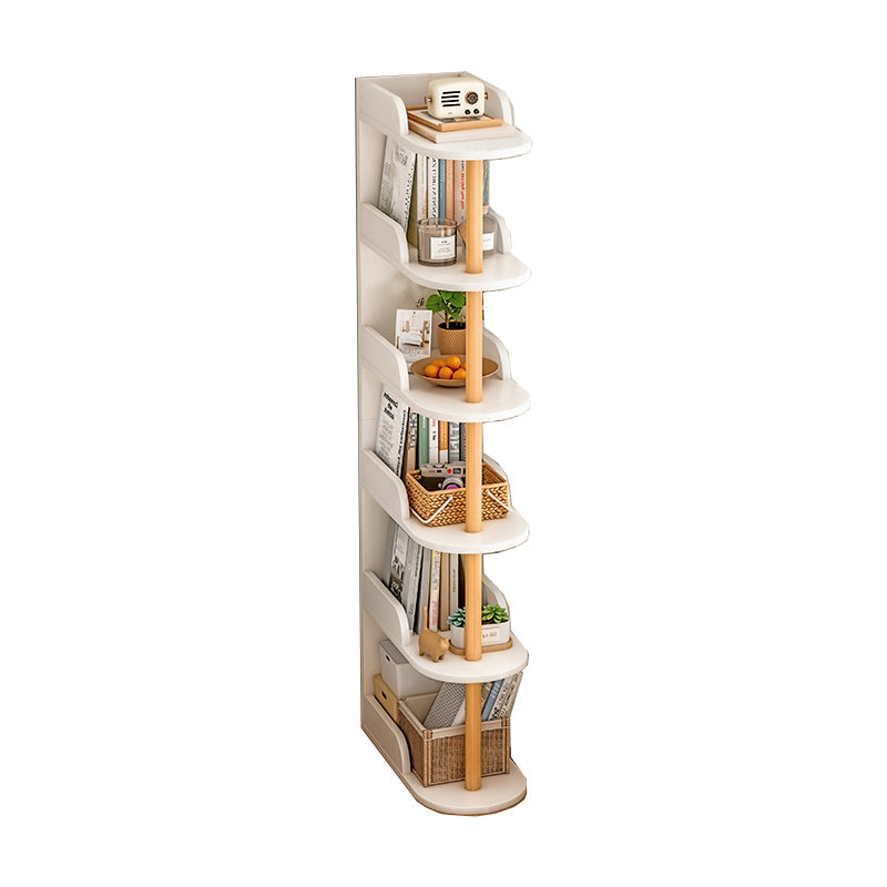Engineered Wood Bookcase Standard Contemporary Bookshelf with Shelves Clearhalo 'Bookcases' 'furn' 'furn_bookcases' 'Furniture' 'Office Furniture' 6537414