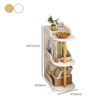 Engineered Wood Bookcase Standard Contemporary Bookshelf with Shelves Clearhalo 'Bookcases' 'furn' 'furn_bookcases' 'Furniture' 'Office Furniture' 6537438