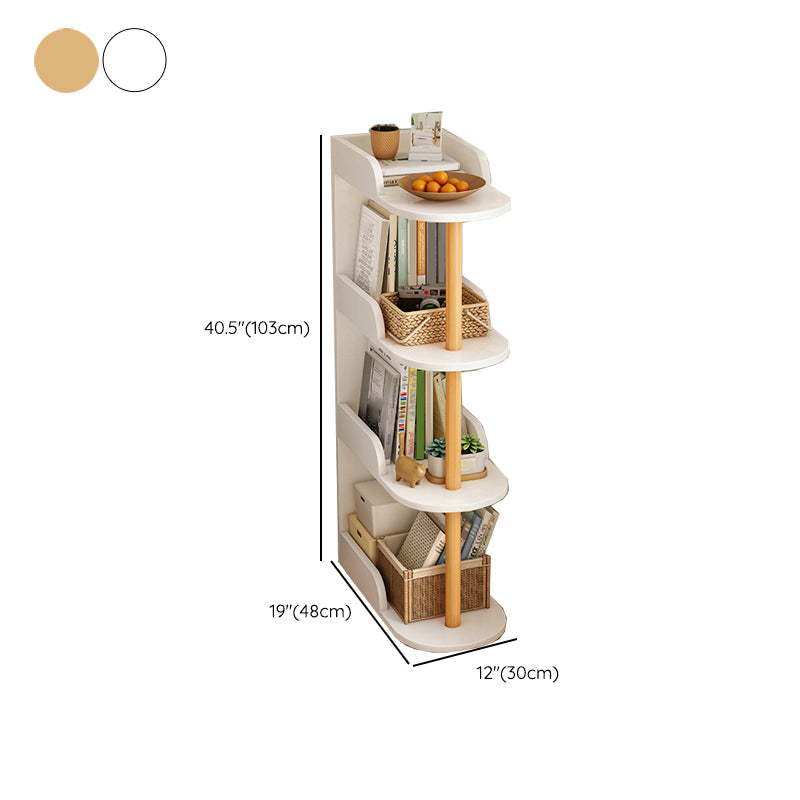 Engineered Wood Bookcase Standard Contemporary Bookshelf with Shelves Clearhalo 'Bookcases' 'furn' 'furn_bookcases' 'Furniture' 'Office Furniture' 6537439
