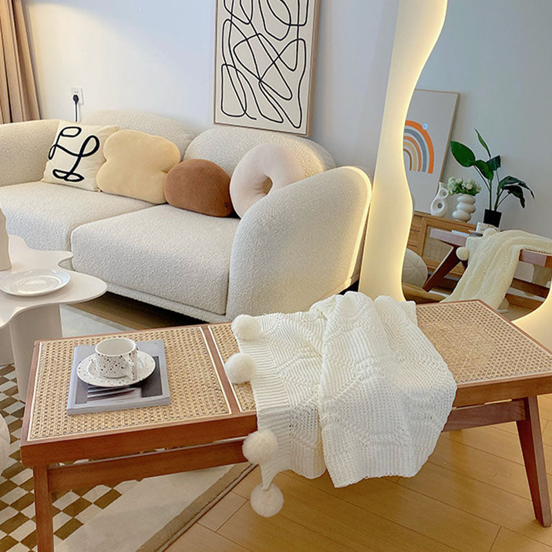 Mid-Century Modern Rectangle Bench Bedroom Seating Bench with Legs Clearhalo 'Benches' 'Chairs & Seating' 'furn' 'furn_benches' 'Furniture' 'Living Room Furniture' 6537530