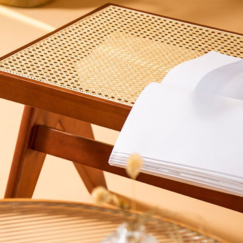 Mid-Century Modern Rectangle Bench Bedroom Seating Bench with Legs Clearhalo 'Benches' 'Chairs & Seating' 'furn' 'furn_benches' 'Furniture' 'Living Room Furniture' 6537538