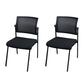 Silla de oficina con respaldo medio lateral de microfibra, silla de rejilla de aire moderna y transpirable