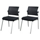 Silla de oficina con respaldo medio lateral de microfibra, silla de rejilla de aire moderna y transpirable