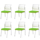 Silla de oficina con respaldo medio lateral de microfibra, silla de rejilla de aire moderna y transpirable