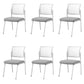 Silla de oficina con respaldo medio lateral de microfibra, silla de rejilla de aire moderna y transpirable