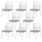 Silla de oficina con respaldo medio lateral de microfibra, silla de rejilla de aire moderna y transpirable