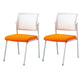 Silla de oficina con respaldo medio lateral de microfibra, silla de rejilla de aire moderna y transpirable