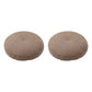 Modern Pouf Ottoman Cotton Upholstered Tufted Tear Resistant Round Ottoman Khaki 2 Piece Set Clearhalo 'furn' 'furn_ottomans_poufs' 'Furniture' 'Living Room Furniture' 'Ottomans & Poufs' 'ottomans_poufs' 6537885