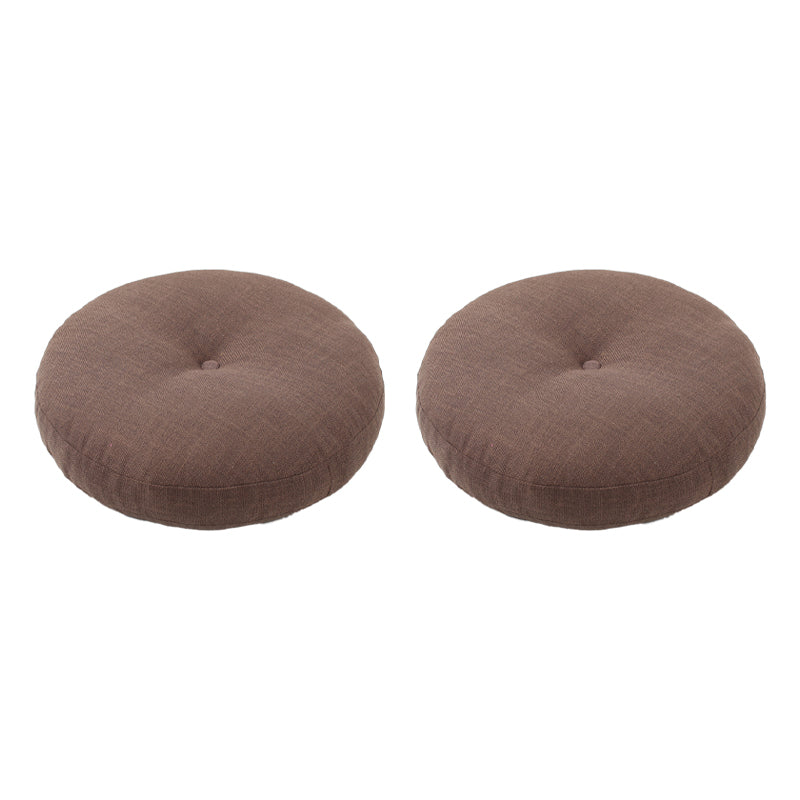 Modern Pouf Ottoman Cotton Upholstered Tufted Tear Resistant Round Ottoman Coffee 2 Piece Set Clearhalo 'furn' 'furn_ottomans_poufs' 'Furniture' 'Living Room Furniture' 'Ottomans & Poufs' 'ottomans_poufs' 6537888