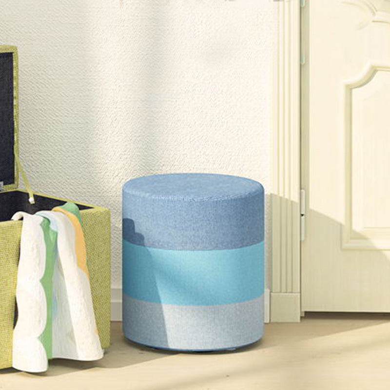 Color Panel Ottoman Removable and Washable Slipcover Modern Cotton Linen Ottoman Clearhalo 'furn' 'furn_ottomans_poufs' 'Furniture' 'Living Room Furniture' 'Ottomans & Poufs' 'ottomans_poufs' 6537899