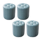 Modern Leather Pouf Water Resistant Round Pouf for Living Room Sky Blue Round 4 Piece Set Clearhalo 'furn' 'furn_ottomans_poufs' 'Furniture' 'Living Room Furniture' 'Ottomans & Poufs' 'ottomans_poufs' 6537981