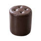 Modern Leather Pouf Water Resistant Round Pouf for Living Room Coffee Round 1 Piece Clearhalo 'furn' 'furn_ottomans_poufs' 'Furniture' 'Living Room Furniture' 'Ottomans & Poufs' 'ottomans_poufs' 6538009