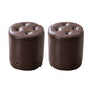 Modern Leather Pouf Water Resistant Round Pouf for Living Room Coffee Round 2 Piece Set Clearhalo 'furn' 'furn_ottomans_poufs' 'Furniture' 'Living Room Furniture' 'Ottomans & Poufs' 'ottomans_poufs' 6538010