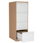 Contemporary File Cabinet Metal Frame Vertical File Cabinet with Lock Office Clearhalo 'Filing Cabinets' 'filling_cabinets' 'furn' 'furn_filling_cabinets' 'Furniture' 'Office Furniture' 6538179