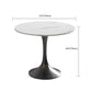 Round Dining Set with Padded Chairs 1/2/4/5 Pieces Stone Top Dinette Set for Kitchen