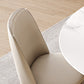 Ensemble de restauration en pierre blanche moderne 1/5/6/7 pièces Table à manger avec chaises blanches