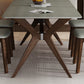 Rectangle Dining Table Set 1/4/5/7 Pieces Modern Gray Dinette Set for Home