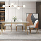 Scandinavian 1/2/5/7 Pieces Furniture Rectangle Stone Dining Table Set for Kitchen