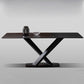 Black Stone Top Dining Table Set with Gray Chairs 1/4/5/7 Pieces Modern Dinette Set Clearhalo 'Dining Room Sets' 'Dining Tables & Seating' 'dining_room_set' 'furn' 'furn_dining_room_set' 'Furniture' 'Kitchen & Dining Furniture' 6543005