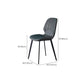 Black Stone Top Dining Table Set with Gray Chairs 1/4/5/7 Pieces Modern Dinette Set Clearhalo 'Dining Room Sets' 'Dining Tables & Seating' 'dining_room_set' 'furn' 'furn_dining_room_set' 'Furniture' 'Kitchen & Dining Furniture' 6543009