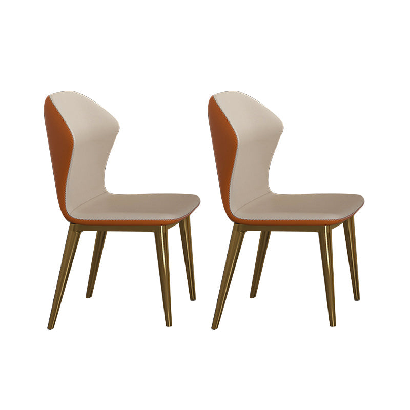 Glamourösster Set mit Lederstühlen 1