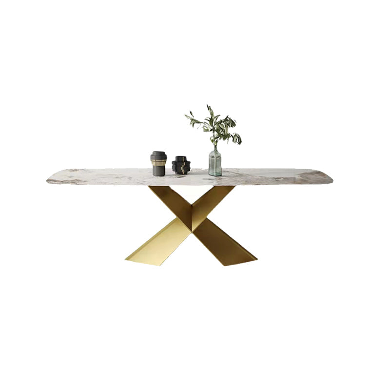 Glamourösster Set mit Lederstühlen 1