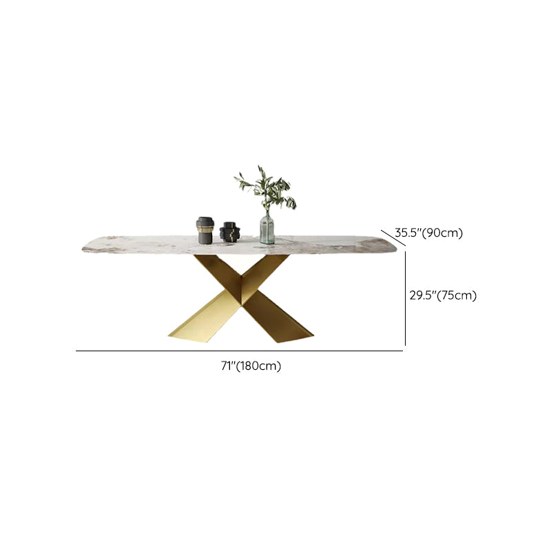 Glamourösster Set mit Lederstühlen 1