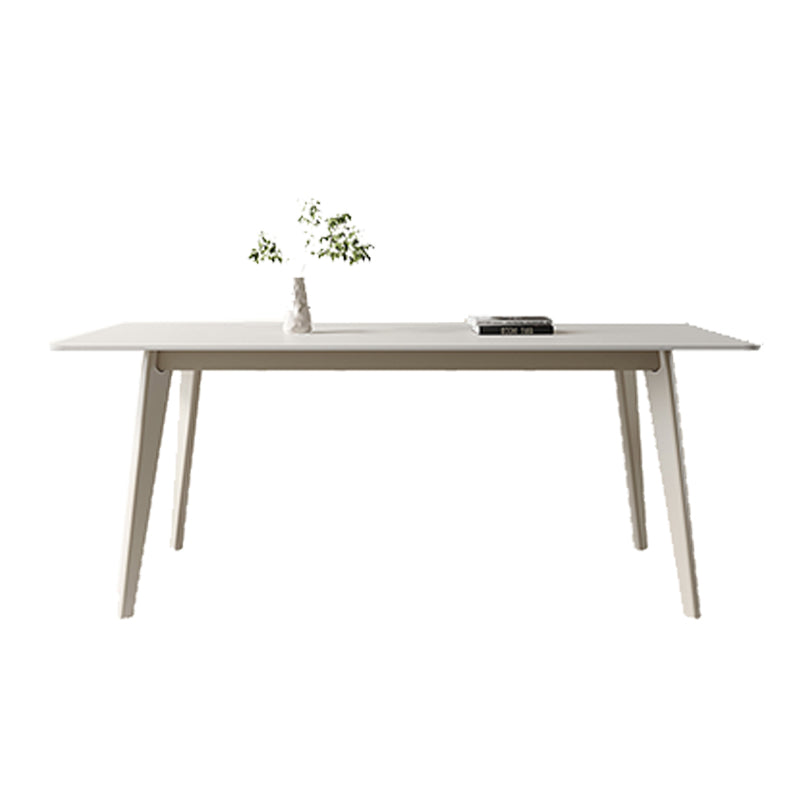 Contemporain 1/2/5/7 Pièces Ensemble de restauration Rectangle Table à manger en pierre pour cuisine