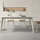 Contemporain 1/2/5/7 Pièces Ensemble de restauration Rectangle Table à manger en pierre pour cuisine